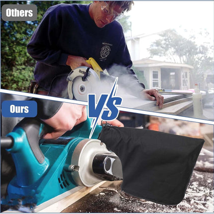 2 Pcs Table Saw Miter Saw Dust Bag Black Dust Collection Bag for Miter Saw 255 Model with Zipper and Wired Adjustable Stand Dust Bag for Belt Sander Parts Diagonal Saw Miter Saw Accessories