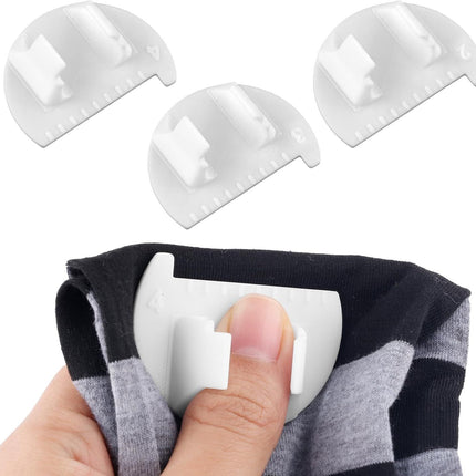 3pcs Sewing Needle Gauge Measuring Tool, Finger Thumb Ruler Sewing Template Lockranding Guide Tool for DIY Edge Even Stitching Lock Kit Quilting for Beginners and Seniors