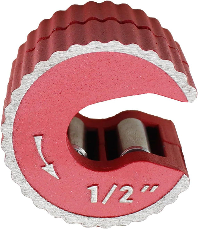 1/2 Inch Red Aluminum Alloy Adjustable Tight Pipe Cutter for Cutting Copper and Thin Walled Conduit