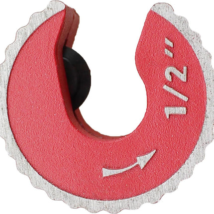 1/2 Inch Red Aluminum Alloy Adjustable Tight Pipe Cutter for Cutting Copper and Thin Walled Conduit