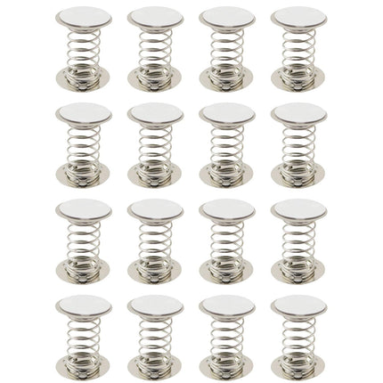 16PCS Double Sides with Adhesive Spring Base 3cm 304 Stainless Steel Accessories Spring Base DIY Toys Decorative Ornaments Shaking Head Supplies Production Accessories