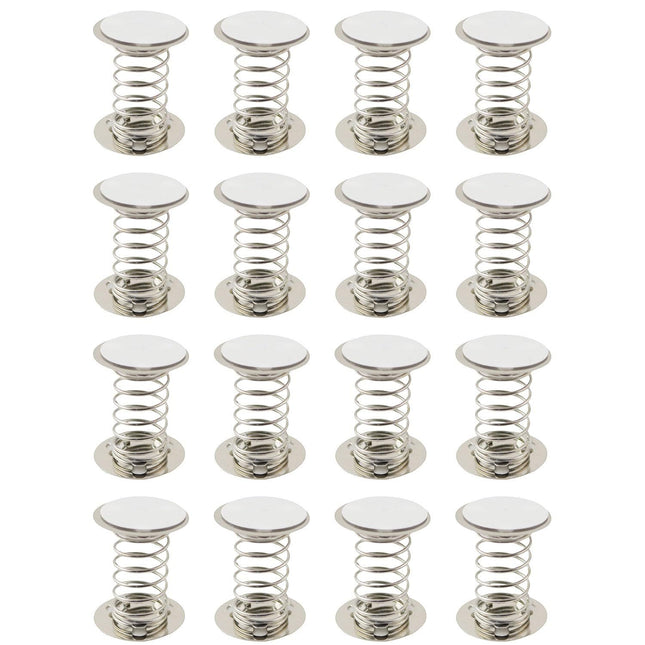 16PCS Double Sides with Adhesive Spring Base 3cm 304 Stainless Steel Accessories Spring Base DIY