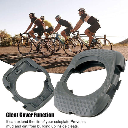 1 Pair Gray Road Bike Pedal Cleat Cover for Wahoo SpeedPlay Zero Pedal Clip Bike Speed Cleats Cycling Sy Pedal Parts Road