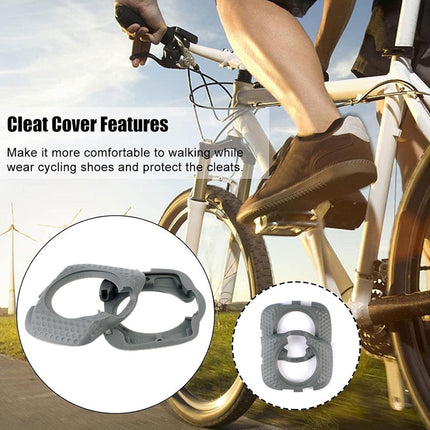 1 Pair Gray Road Bike Pedal Cleat Cover for Wahoo SpeedPlay Zero Pedal Clip Bike Speed Cleats Cycling Sy Pedal Parts Road