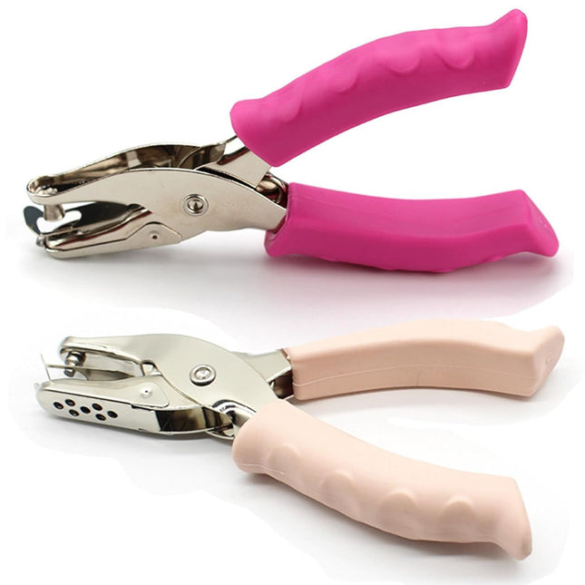 Single Hole Punch 1/4 and 1/8 2 Pack Small Hole Puncher for Crafts One Hole V1258-DP02-E-782