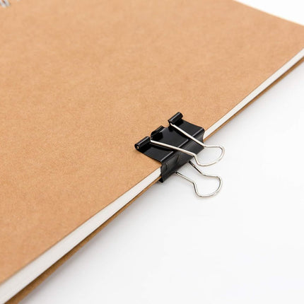 Binder Clips Paper Clamps Assorted Sizes 150 Count (Black), Large, Medium, Small, X Small and Micro, 5 Sizes in One Pack, Meet Your Different Using Needs.
