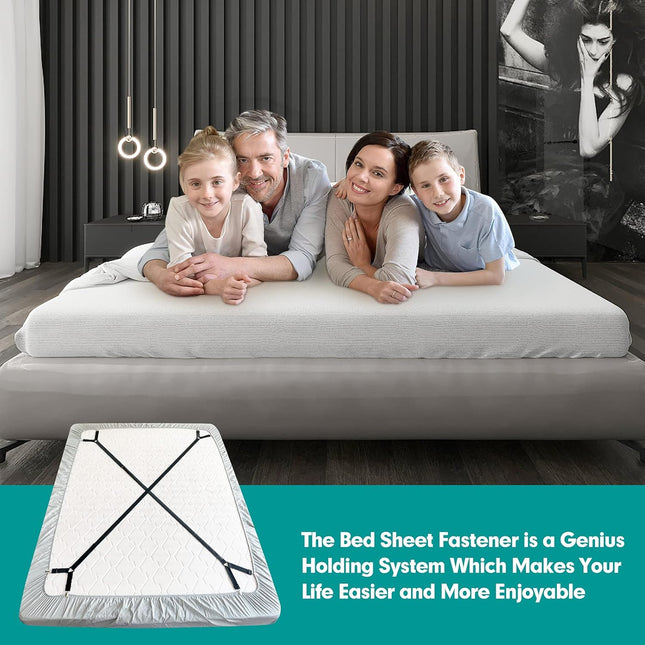 Sheet Keeper Straps Bed Sheet Holder for Corners Bedsheet Stays Suspender Clips Fitted Sheet Holder – product detail