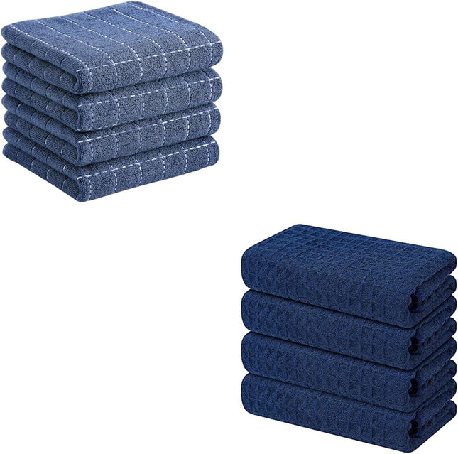 Homaxy Kitchen Towels Set 16 x 28 Inches and 13 x 28 inches Set of V1258-DP02-F-185