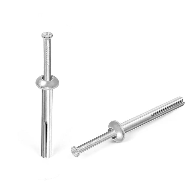 1/4 x 2 Hammer Drive Nail in Anchors Cement Hammering Anchors Zinc Alloy 50 PCS V1258-DP02-F-205