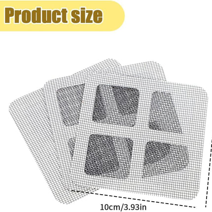 Disposable Floor Drain Filter Stickers, Disposable Shower Drain Hair Catcher to Prevent Clogged Drains, for Kitchen, Sink,Bathtub and Bathroom Drains (20 pcs)