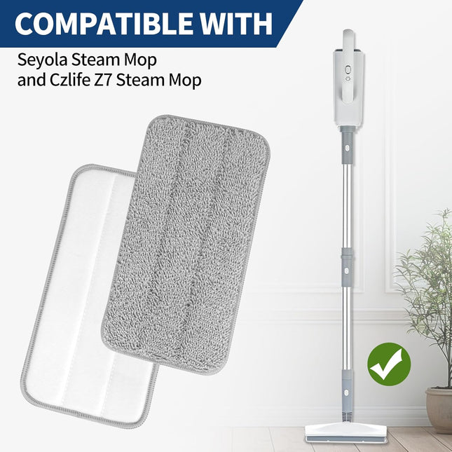 Microfiber Steam Mop Pads Compatible with FODFINU Seyola & FEPPO and Wotaste Steam Mop – product detail