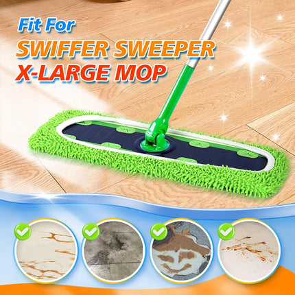 Reusable Power Mop Refills Pads Compatible with Swiffer PowerMop Mop 4 Pack & 2 Pack Dry & Wet XL Pads