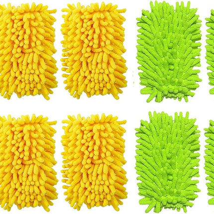 6+6 Reusable Duster Refill Compatible with Swiffer Hand Duster - 360 Heavy Duty Dusters Refills - Microfiber Ceiling Fan Duster for Swiffer Dusters Extended Handle(Handle is Not Included)