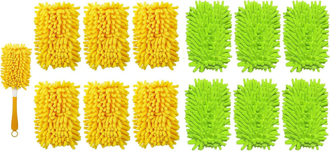 6 Plus 6 Reusable Duster Refill Compatible with Swiffer Hand Duster (Handle is Not V1258-DP02-F-256
