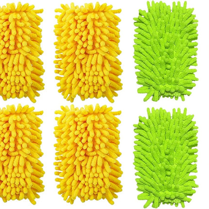 4+4 Reusable Duster Refill Compatible with Swiffer Hand Duster - 360 Heavy Duty Dusters Refills - Microfiber Ceiling Fan Duster for Swiffer Dusters Extended Handle(Handle is Not Included)