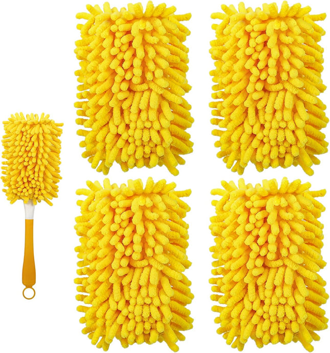 4 Plus 4 Reusable Duster Refill Compatible with Swiffer Hand Duster (Handle is Not – product detail