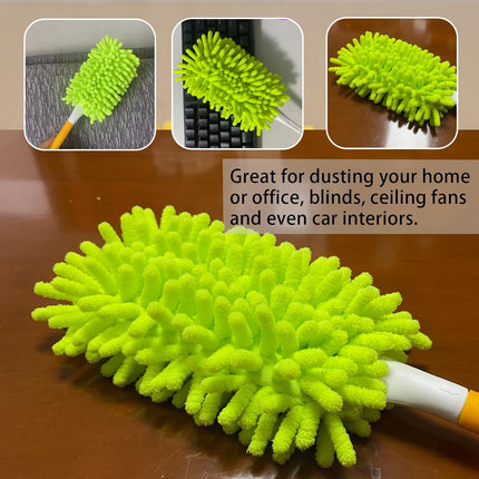 4+4 Reusable Duster Refill Compatible with Swiffer Hand Duster - 360 Heavy Duty Dusters Refills - Microfiber Ceiling Fan Duster for Swiffer Dusters Extended Handle(Handle is Not Included)