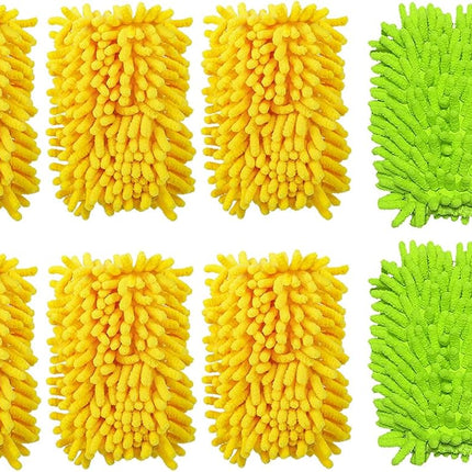 6+4 Reusable Duster Refill Compatible with Swiffer Hand Duster - 360 Heavy Duty Dusters Refills - Microfiber Ceiling Fan Duster for Swiffer Dusters Extended Handle(Handle is Not Included)