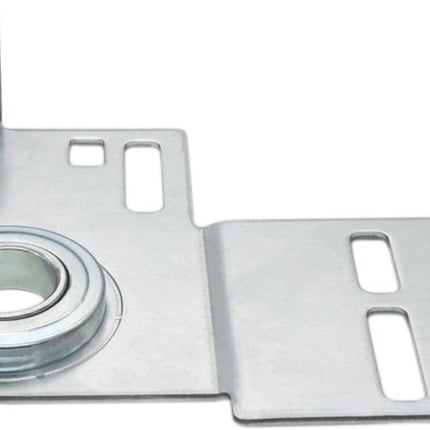 End Bearing Plates Brackets, Garage Door Parts Torsion Spring Residential Bracket with Bearings 3 3/8 Inch, for 2" Track Wood or Steel Doors (Pair)