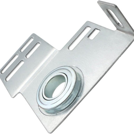 End Bearing Plates Brackets, Garage Door Parts Torsion Spring Residential Bracket with Bearings 3 3/8 Inch, for 2" Track Wood or Steel Doors (Pair)