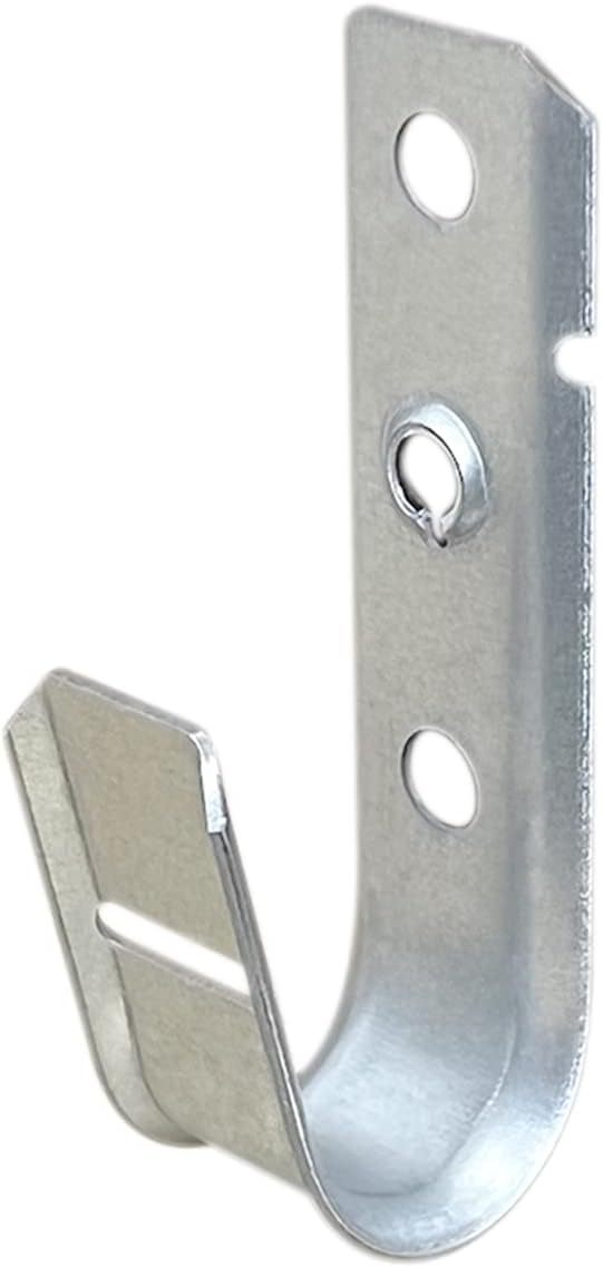 Xadnitu Cable Support J Hook 3/4 Heavy Duty Metal Wire Cable Support J-Hook Hangers for Attaching Wall – product detail