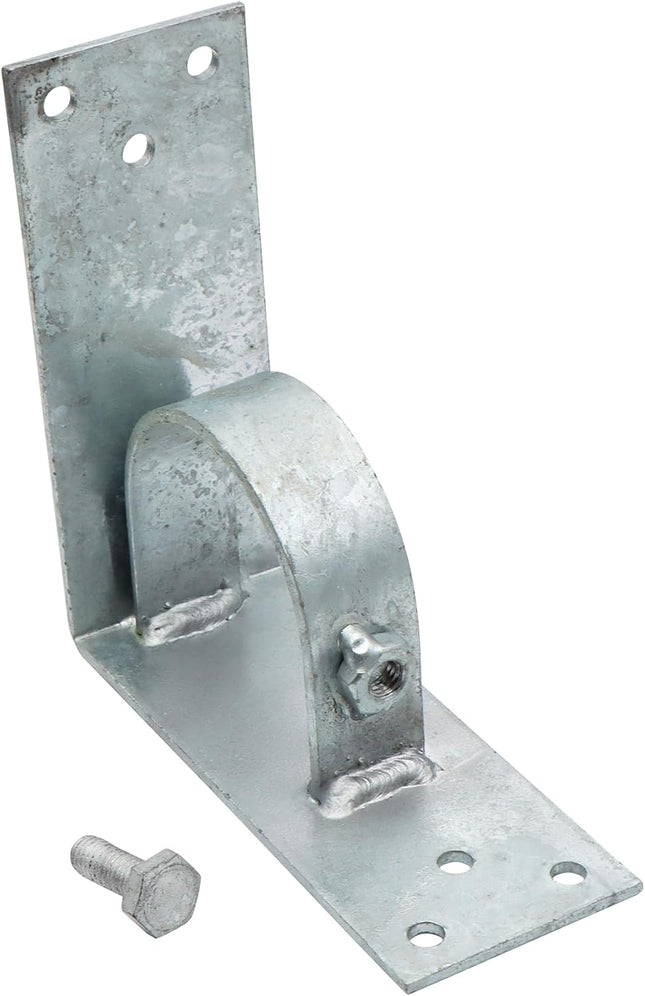Xadnitu 4 Pieces Chain Link Fence Wood to Metal Posts Corner Adapter Galvanized Steel Bracket for 2-1/2 – product detail