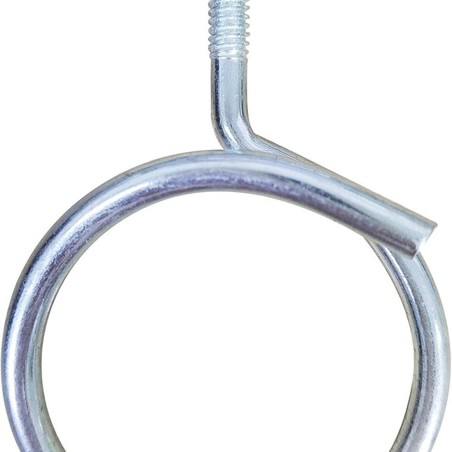 Xadnitu 100 Pieces 2" Diameter Threaded Bridle Rings, Heavy Duty Cable Support, Metal Ring Hangers for Low Voltage Wire Management