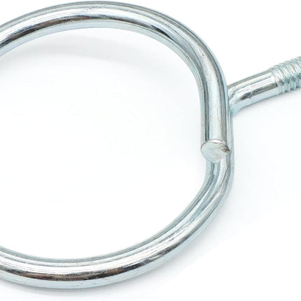 Xadnitu 100 Pieces 2" Diameter Threaded Bridle Rings, Heavy Duty Cable Support, Metal Ring Hangers for Low Voltage Wire Management