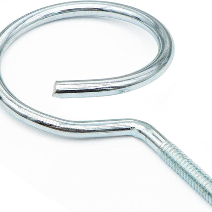 Xadnitu 100 Pieces 2" Diameter Threaded Bridle Rings, Heavy Duty Cable Support, Metal Ring Hangers for Low Voltage Wire Management