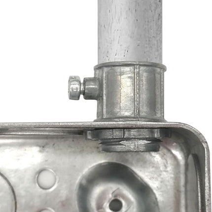 Xadnitu 25 Pieces 1/2" EMT Connectors, Set Screw Type Zinc Die-Cast Conduit Fitting for Electrical Box and Metal Enclosure Connection