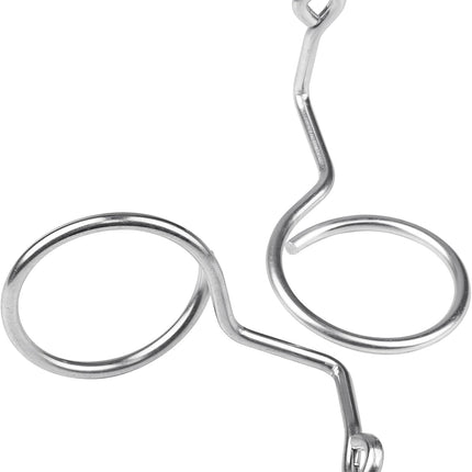 Xadnitu 50 Pieces 2" Diameter Screw Mount Bridle Rings, Heavy Duty Cable and Wire Support, Metal Cable Ring Hangers for Low Voltage Cable Wire Management