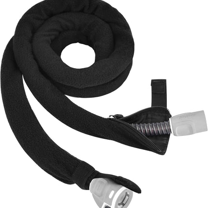iGuerburn 6ft 4in CPAP Hose Cover for ResMed Airsense 11 & 10 ClimateLineAir Heated Tubing, Full-Length Zipper CPAP Tube Cover Sleeve Reduces Condensation & Noise, Cat Proof