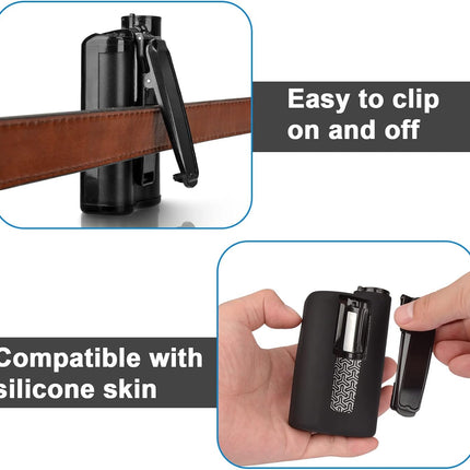 iGuerburn 2Pcs Insulin Belt Clip for Medtronic MiniMed 670G 770G 780G 630G 640G Insulin Pumps, Medtronic 780G Accessories for Diabetic (Black)