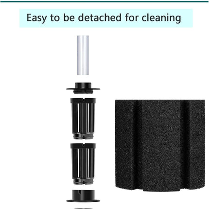 Aquarium Sponge Filter Breeding Fry Betta Shrimp Nano Fish Tank 4pcs (Large up to 60Gal)