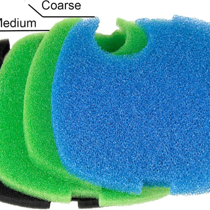 Replacement Filter Pads Compatible with SUNSUN HW-304B/404B/704B/3000 Activated Carbon/Phosphate/Ammonia Aquarium Fish Filter Media