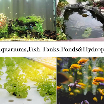 Air Stone Fish Tank Bubbler Aquarium Disc Oxygen Differ for Hydroponics Aerators Pump (2-3/8“(6 pcs))
