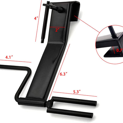 Cargo Tie-Downs Strap Winder, Black Powder Coated Steel, Roll-up Flatbed Trailer Winch Straps up to 4" Wide, ed in Trailers, Trucks, Warehoes, Docks, Vans