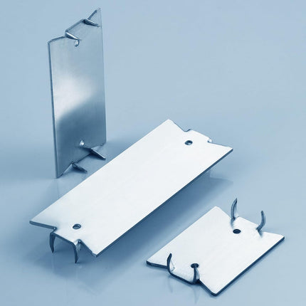 (30 pcs) Zinc 1.5X3 Inch 16-Gauge Anti-Nail Protection Plate Shield, Nail Plate for Wood Studs, Steel Cable Wire Protector Plate with Sharp Pointed Prongs for Protection Plumbing and Wiring