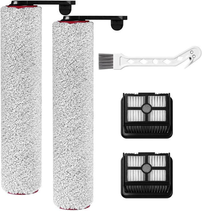 H12 Pro Replacement Brh Rollers and HEPA Filter Kits Compatible with Dreame H12 Pro H12 V1258-DP02-F-486