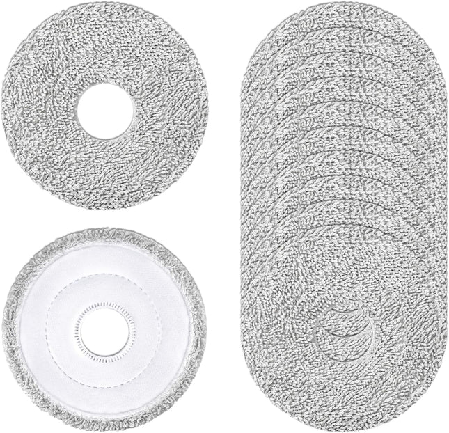 12 Pack Replacement Mop Pads for Dreame L40 Ultra/X40 Ultra/X50 Ultra/L50 Ultra/L10S Ultra/L10s Pro