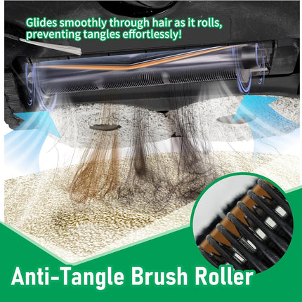 L40 Ultra TriCut Main Brh Replacement Compatible with Dreame X40 Ultra/X30 Ultra/L10s Pro Ultra/L10s Ultra/L20 Ultra | Anti-Hair Wrap Roller | Deep Cleaning for Pet Hair, Carpet & Hard Floor