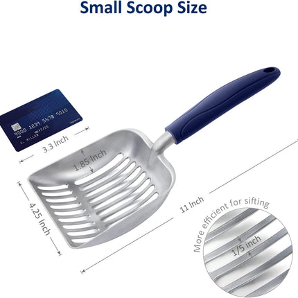 Dual Size Cat Litter Scooper Combo Set for Easy Cleanup