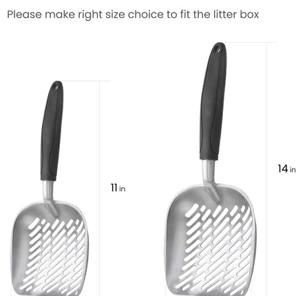 Dual Size Cat Litter Scooper Combo Set for Easy Cleanup