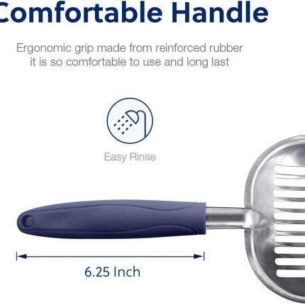 Litter Shovel & Dual-Sided Pet Grooming Comb Set
