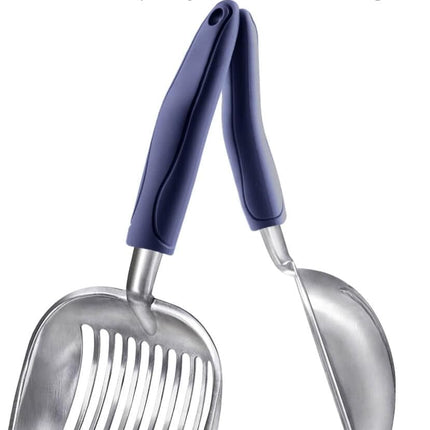 Litter Shovel & Dual-Sided Pet Grooming Comb Set