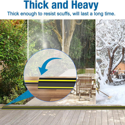 10 ft Floor Cable Cover Protector, Heavy Duty PVC Duct Easy to Unroll, Prevent Trip Hazard for Home Office or Outdoor Settings