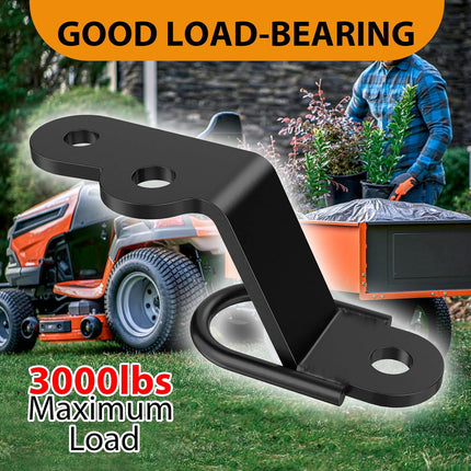 ATV/UTV Three-Way Hitch, Heavy Duty Universal ATV Hitch Attachments, 3000lbs Maximum Load