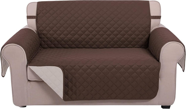 UNICE Home Reversible Loveseat Cover Bundle Oversized Couch Cover(XL Sofa Plus Loveseat Coffee) – product detail