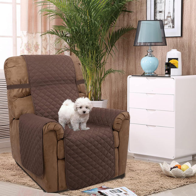 UNICE Home Reversible Sofa Cover Bundle Chair Cover(Sofa Plus Chair Coffee) – product detail