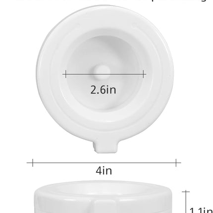 8Pcs Gravity Pet Water Fountain Filters, Automatic Pet Waterer Replacement Filters for 3.6L/4.6L/6L/8L Dog Water Dispenser(8 Filters with 1Brush)